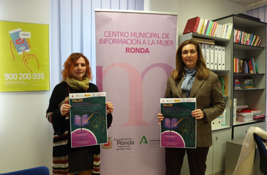 La delegación de Igualdad termina los actos por el 25N con la puesta en marcha de un taller de relatos cortos para la prevención de la violencia de género