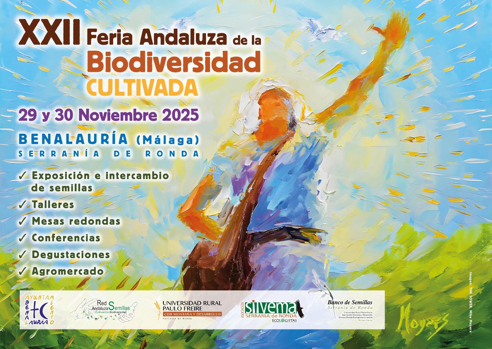 Benalauría acogerá la XXII Feria Andaluza de la Biodiversidad Cultivada los días 29 y 30 de noviembre
