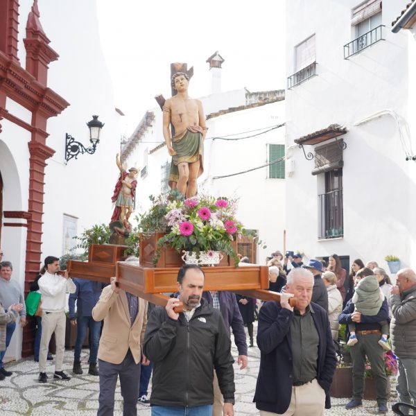 Benarrabá celebra la procesión en honor a su patrón, San Sebastián