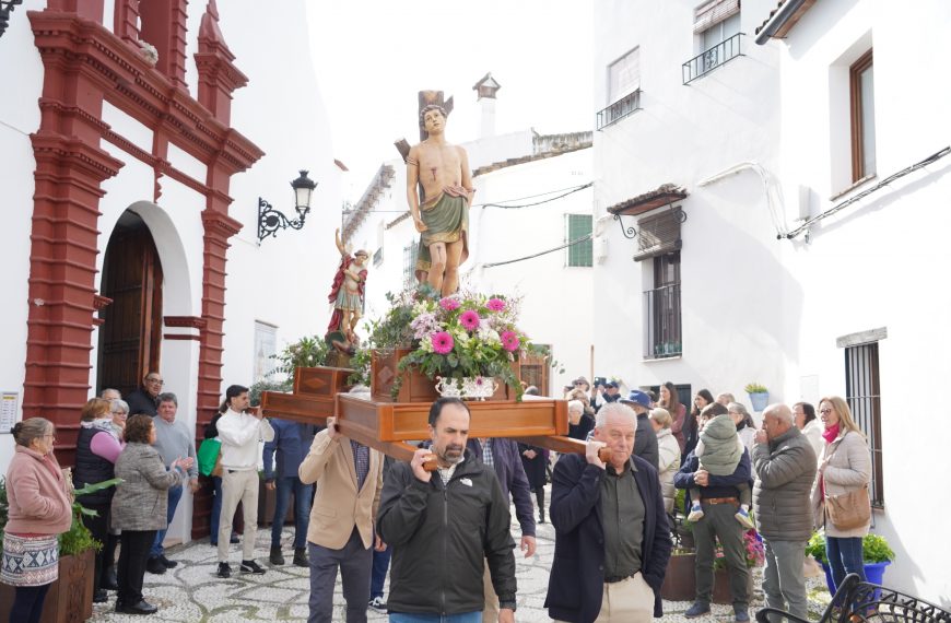 Benarrabá celebra la procesión en honor a su patrón, San Sebastián
