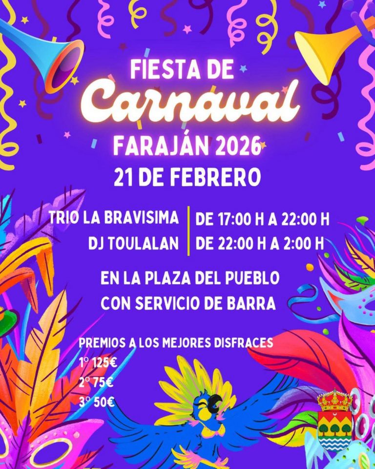 Faraján celebrará su Carnaval el próximo 21 de febrero
