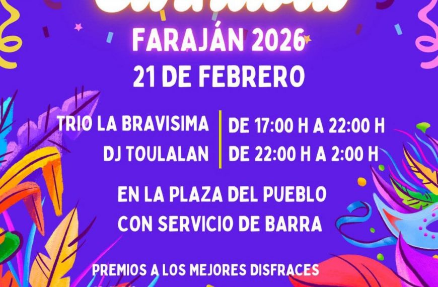 Faraján celebrará su Carnaval el próximo 21 de febrero