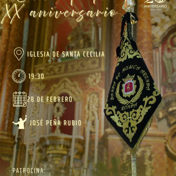 La Banda de Música Arunda celebra su XX aniversario con un concierto especial en Ronda