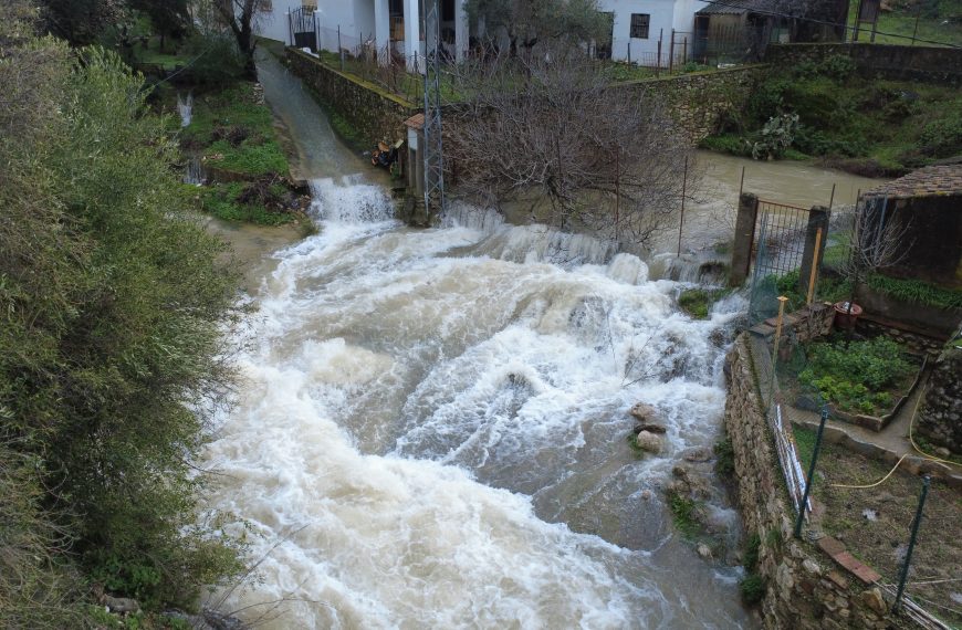 Las borrascas dejan 323 litros en Alpandeire, la cifra más alta de la provincia de Málaga