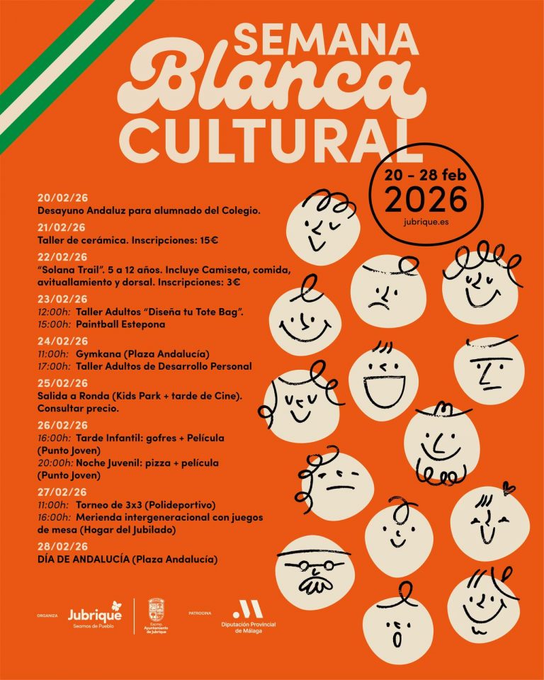 Jubrique presenta las actividades de su Semana Blanca Cultural 2026