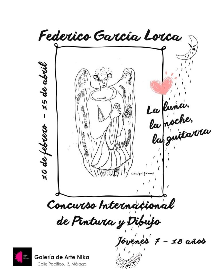 Art Gallery NIKA lanza el III Concurso Internacional de Pintura y Dibujo Joven dedicado al espíritu creativo de Federico García Lorca