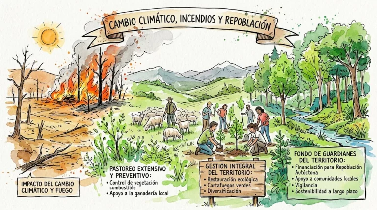Repoblar el campo y recuperar el pastoreo, una estrategia frente a los incendios