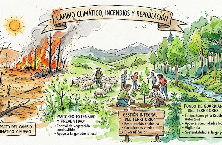 Repoblar el campo y recuperar el pastoreo, una estrategia frente a los incendios
