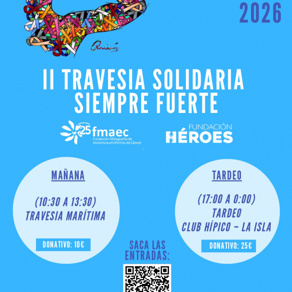 La II Travesía Solidaria ‘Siempre Fuerte’ homenajeará a Pablo Ráez el 26 de septiembre en Málaga