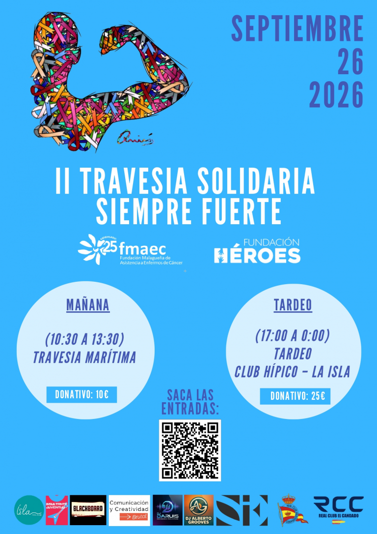 La II Travesía Solidaria ‘Siempre Fuerte’ homenajeará a Pablo Ráez el 26 de septiembre en Málaga