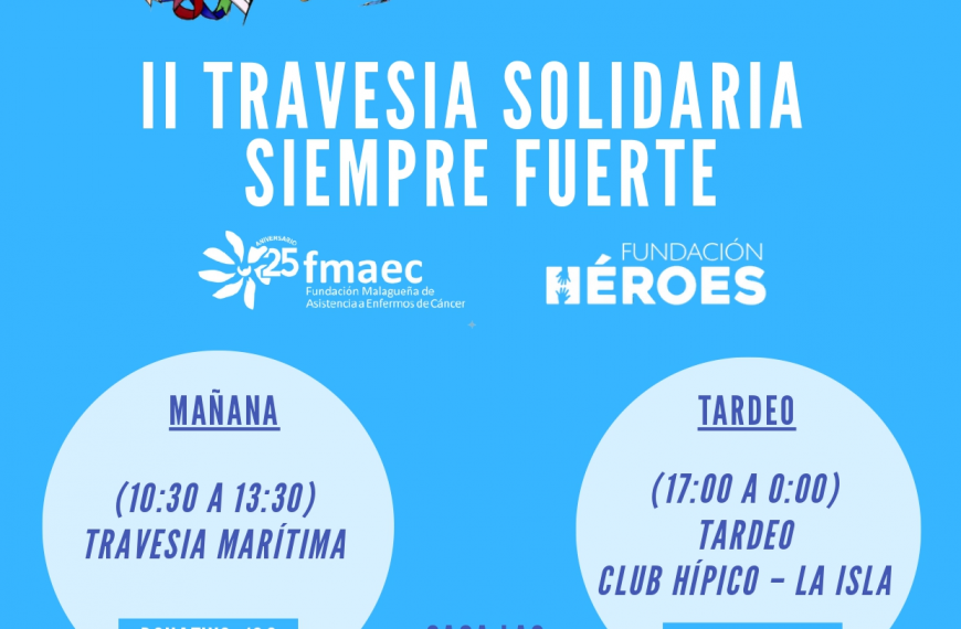 La II Travesía Solidaria ‘Siempre Fuerte’ homenajeará a Pablo Ráez el 26 de septiembre en Málaga